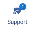 LATO AI Shly Deck & Fence support icon showing active notification for construction project assistance