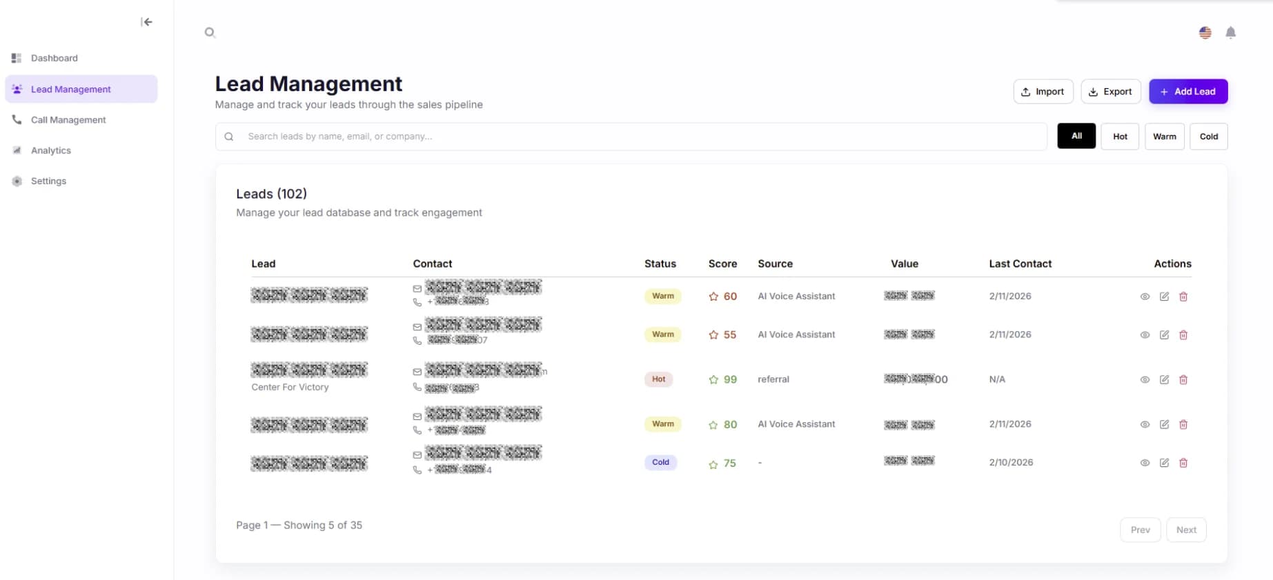 Unified Dashboard for Campaign Oversight