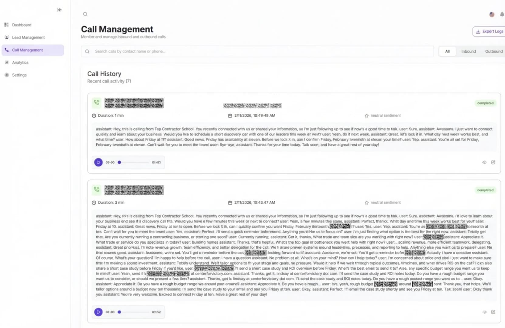 Unified Dashboard for Campaign Oversight