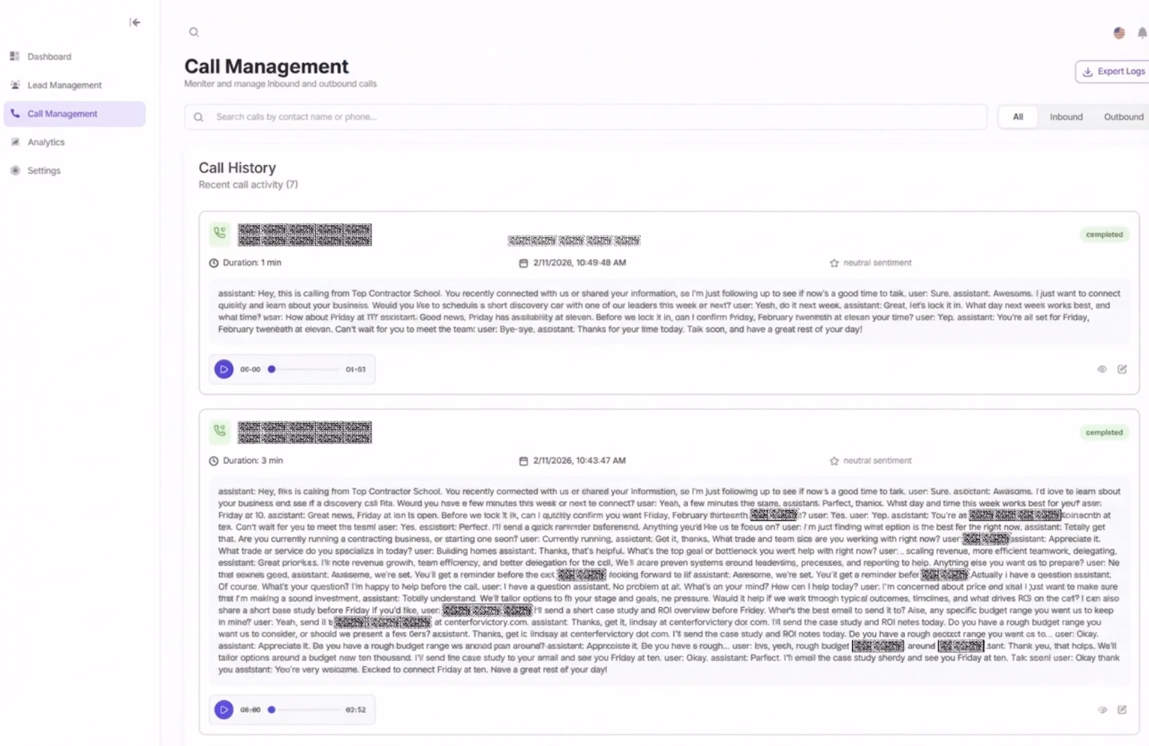 Unified Dashboard for Campaign Oversight